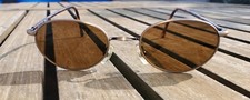 Authentic VINTAGE CALVIN KLEIN 123s Sunglasses Oval Tortoise from Italy