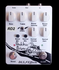 New RD2 Reckless Driver Boost-Distortion for guitar-DLS Effects Factory Direct!