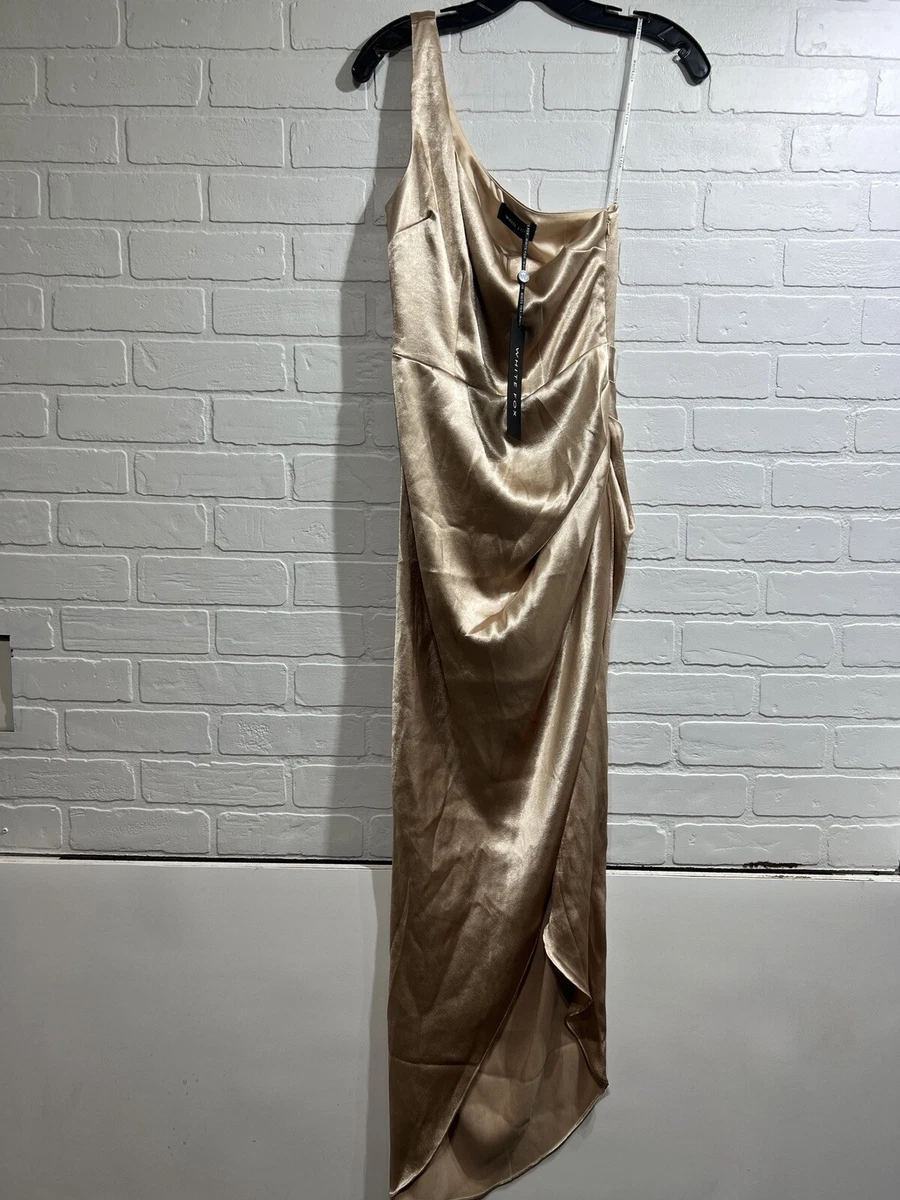 White fox cheap formal dresses