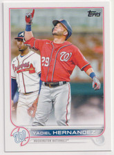2022 Topps Update #US293 Yadiel Hernandez Washington Nationals