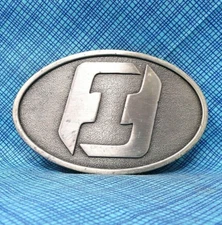 First Interstate Bank Logo Promo Belt Buckle Vintage 70s Bergamot        .DBD529