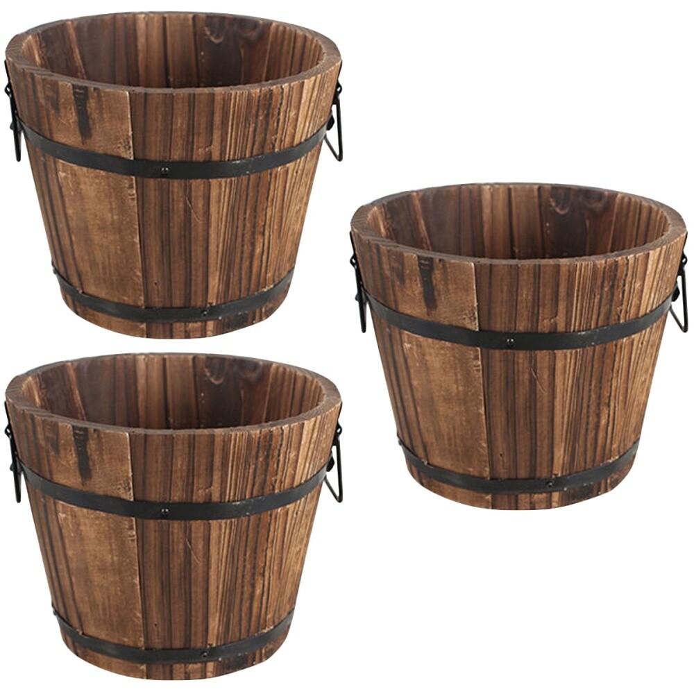 wishing well pail Wishing Well Pail Flower Pots Outdoor Flower Pots