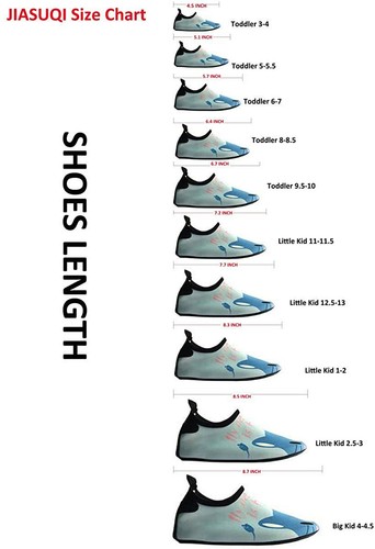 JIASUQI Kids Boys Girls Quick Dry Athletic Water Shoes Aqua Socks for Beach  Swim | eBay