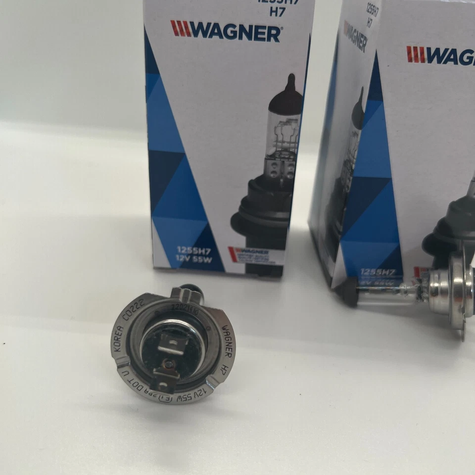 (QTY 2) NEW Wagner Lighting BP1255/H7 Head Light Halogen Head Lamp Auto Bulb - Image 3 of 4