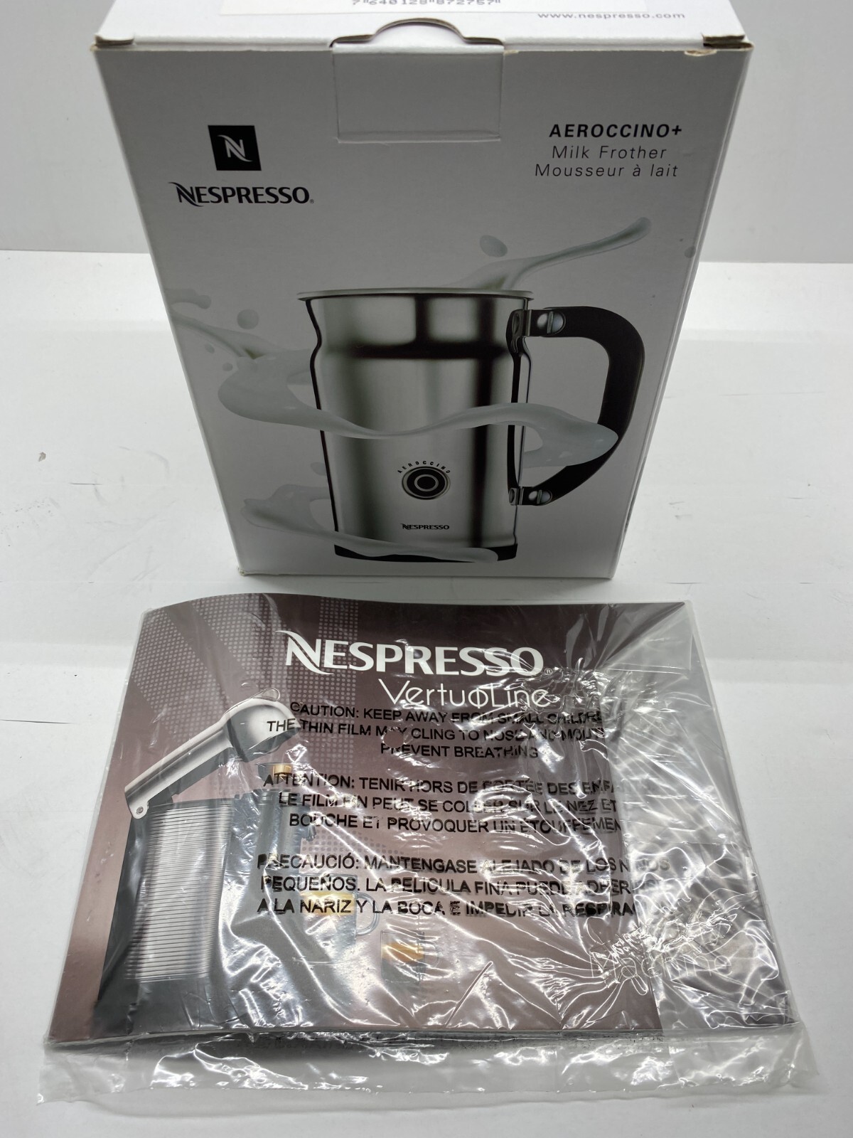 Nespresso VertuoLine Espresso Maker and Coffee Maker - Chrome (GCA1-US-BK-NE)