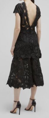 jonathan simkhai guipure lace dress Women's Joy Mock Neck Mini - Black collar neckline JONATHAN SIMKHAI Guipure lace skirt$595