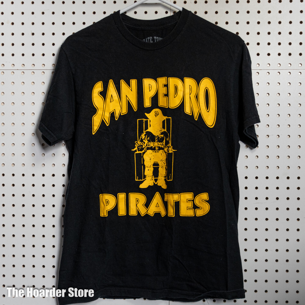 FILA Camicia media San Pedro High School Pirates Death Row stile record città pirata