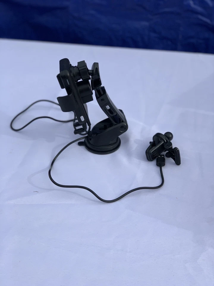 Qi 无线快速充电车载充电器支架 支架 2 合 1 适用于手机 — 第 4/4 张图片