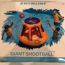 Giant Inflatable Shootball Pool Game Gift 48 Inches Swimline Floating New