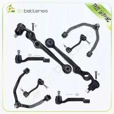 For 1993-1997 Ford Thunderbird Suspension 8pcs Upper Lower Control Arms Set