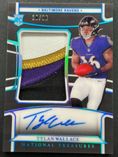 2021 Panini National Treasures - Tylan Wallace #181 Ravens - RC Patch AUTO /20