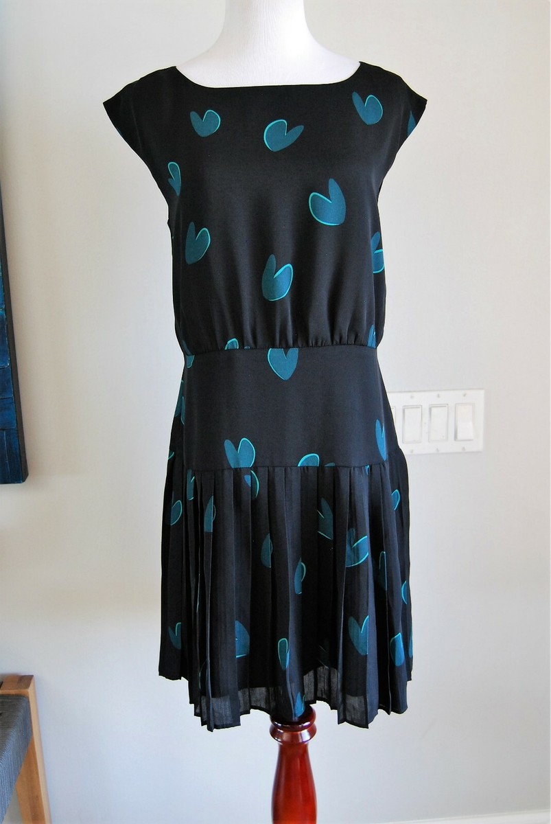 ann taylor loft drop waist dress Brown Color-Block Sleeveless Mini Dress