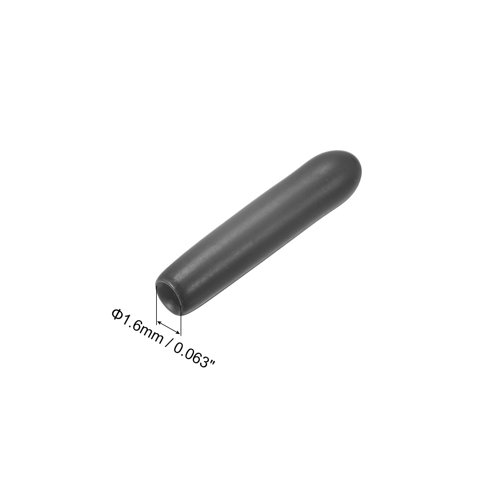 20 Embouts Caoutchouc Noirs 11mm Pour Vis Et Filetages - Uxcell, Neuf