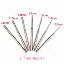 0.8-2.5mm Diamond Coated Point Drill Bit Ceramic Tile Drill For Jade Glass Stone