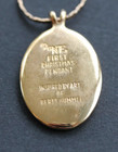 Vintage NE 1ST Christmas Pendant Inspired by Berta Hummel, 17 Inch long chain. — photo 2