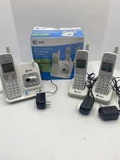 AT T Three Handset Answering System with Caller ID/Call 5.8 GHZ. Not Tested
