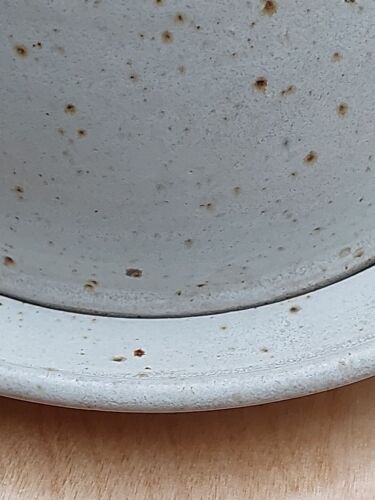 Stoneware Studio Pottery Cheese Dome Cloche & Plate Rhos Goch O'Brian Anglesey - Picture 13 of 24