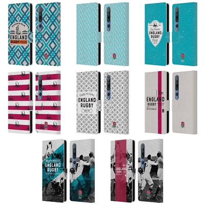 OFFICIAL ENGLAND RUGBY UNION HISTORY LEATHER BOOK WALLET CASE FOR XIAOMI PHONES