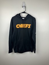 Nike Kansas City Chiefs Performance Therma Fit Pullover Hoodie Black Mens Medium