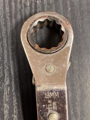 #23-3175-1 らむね Blue-Point tools USA 7 x 8mm 12pt metric Offset Ratcheting Wrench