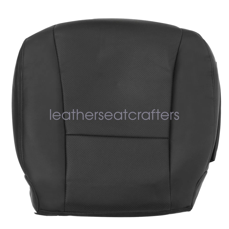 Cubierta de asiento de CA inferior del lado del conductor cuero negro para Lexus LS460 LS600h 2009 2010 Foto 2 de 4