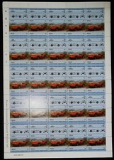 AUTOMOBILES FEUILLE COMPLETE 50 TIMBRES N° 253-254 NEUFS** BONNE VALEUR.