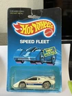 RARE 💫Vintage 1987 Hot Wheels  LP500S Lamborghini Countach White Crack Blister