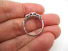 10K White Gold 56 Diamond Tiered Cluster Ring Size 6 [R275] — photo 4