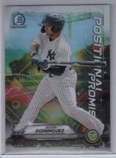Jasson Dominguez 2021 Bowman Chrome Positional Promise #POS-JD 