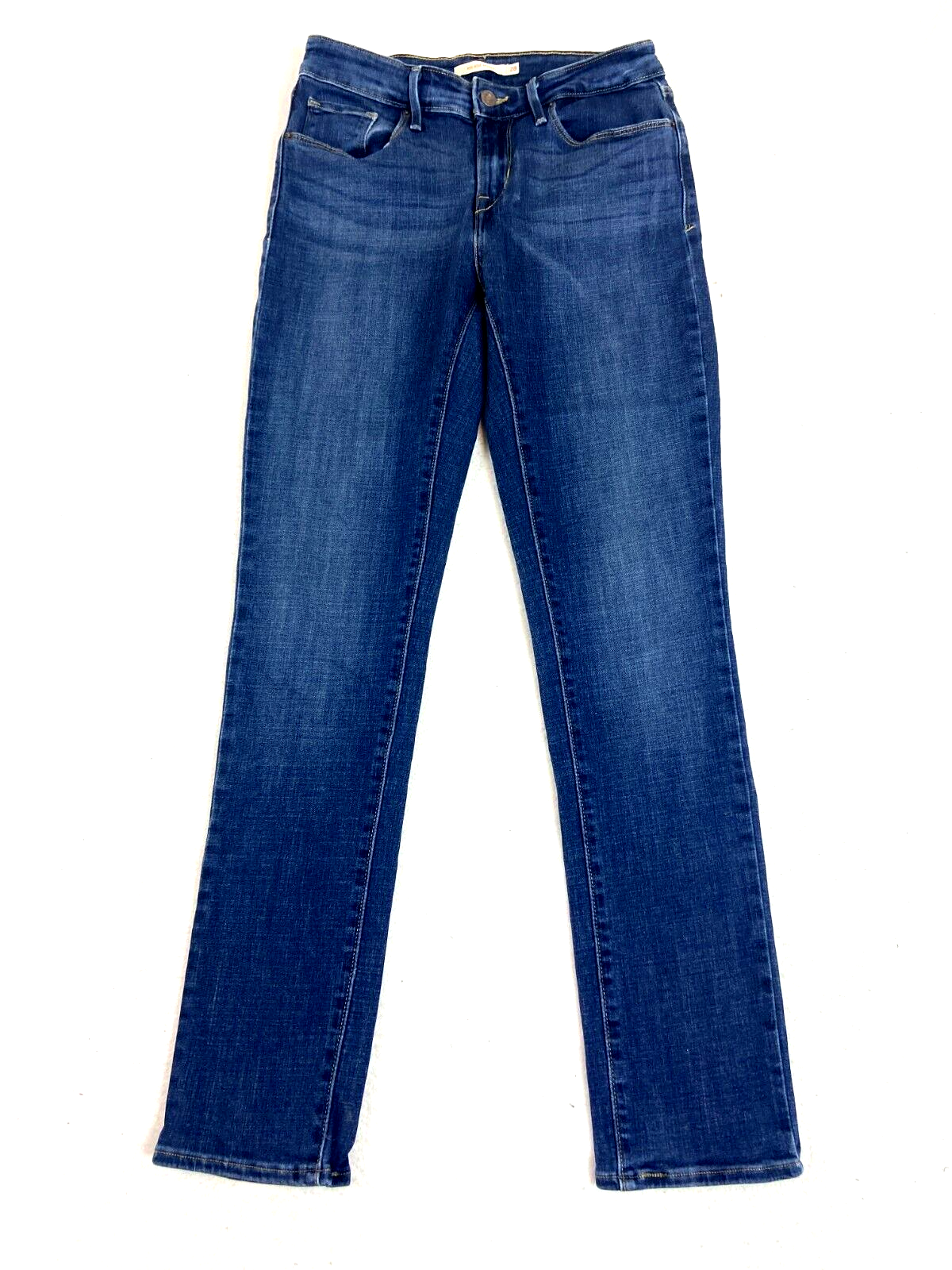 Levis Jeans Womens 28 Mid Rise Skinny Blue Stretch Flex Comfort