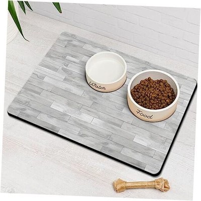 Dog Food & Water Mat, Pet Feeding Mat for Floor Non-Slip Waterproof, Super 