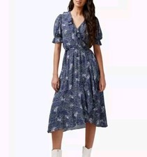 Buffalo David Bitton Women's Tempest Dress Navalacad Floral Sz XL $129 MSRP NWT
