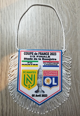 Fanion Finale Coupe De France 2022 Nantes / Nice - Neuf Fabriqué En France