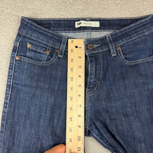 Levi's Classic Mid Rise Skinny Denim Jeans blau Damengröße 6M Stretch - Bild 6 von 13