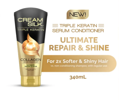 Cream Silk Triple Keratin Rescue Ultimate Repair & Shine Ultra
