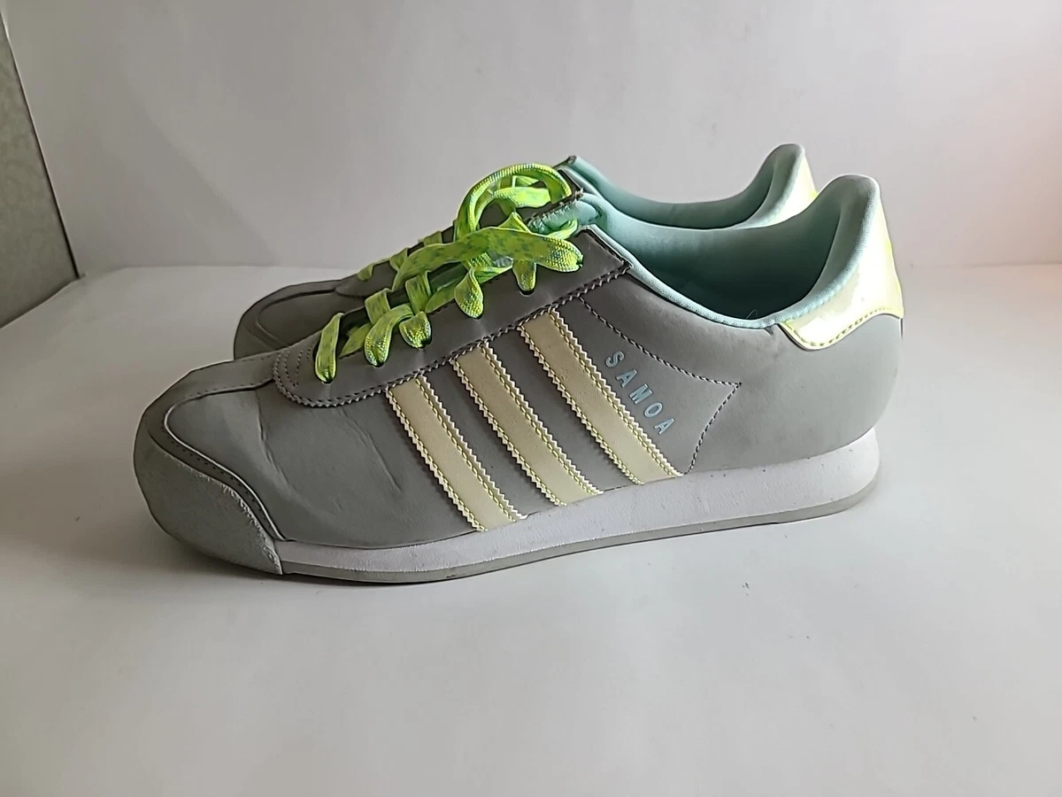 adidas gazelle silver green womens adidas Samoa Men's Shoes in (Nubuck) Black/Black/White Size 12.0