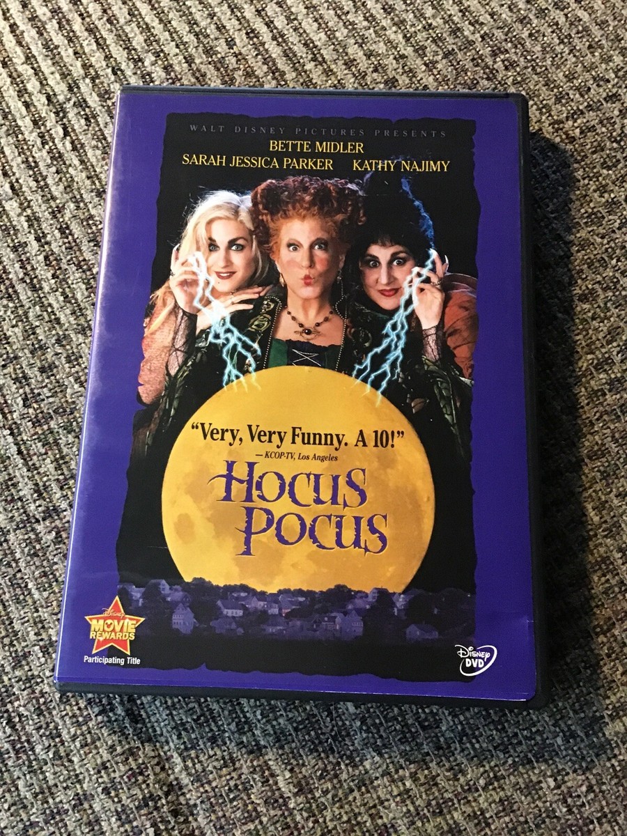 HOCUS POCUS DISNEY DVD, BETTE MIDLER SARAH JESSICA PARKER