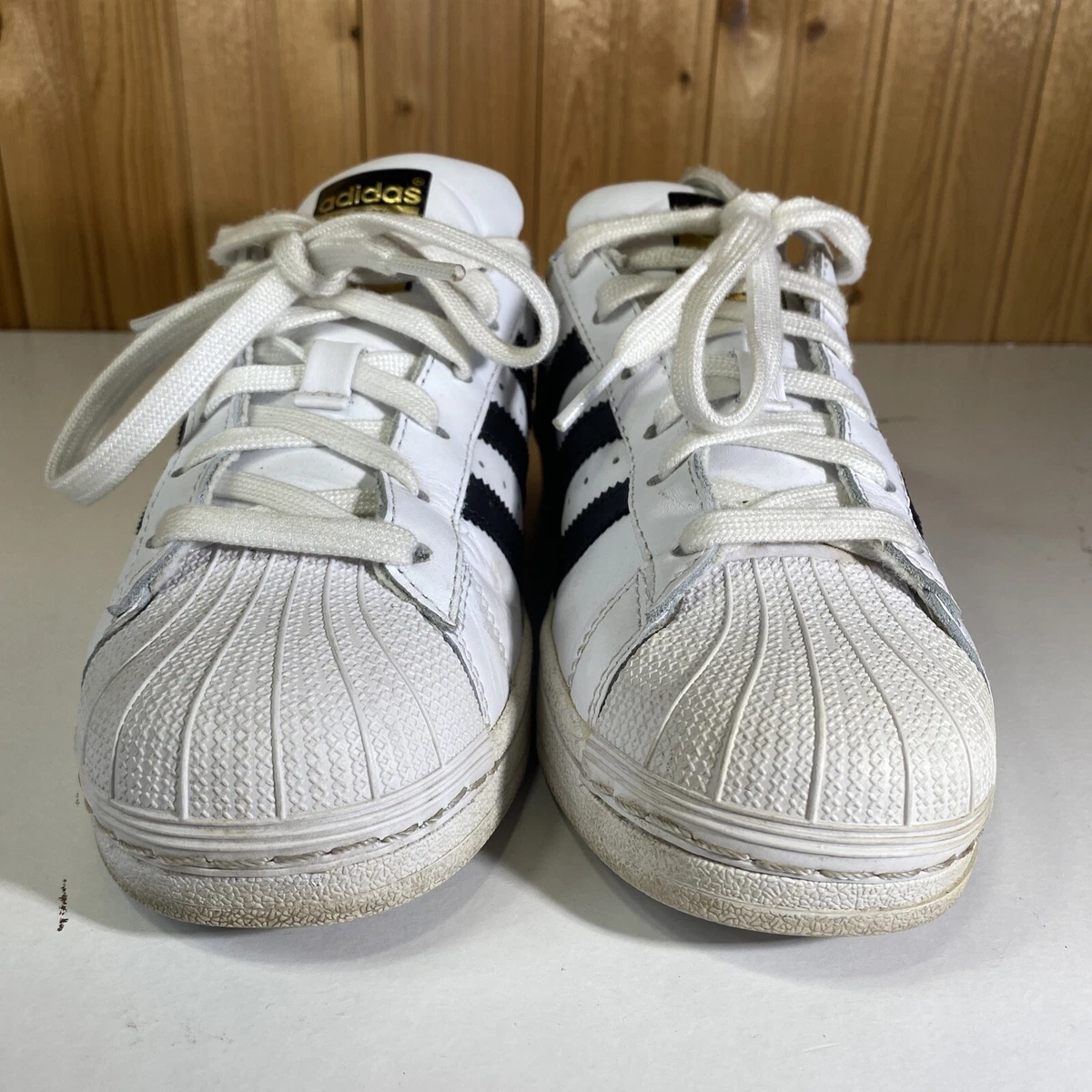 Adidas Originals Superstar Sneaker White Black Men’s Size 5.5/Women’s 6.5 C77124