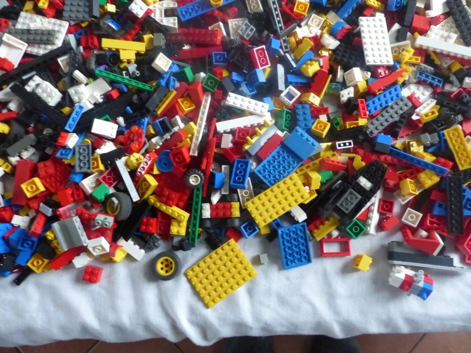 Lego : 4,5 kgs de légo vrac  vintage. - Photo 4/4