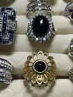 Gold & Silver Tone Fashion Rings - Statement Rings - Untested  - Lot E15 — photo 7