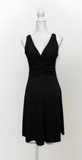 NWT White House Black Market Ruched Dress A Line Knee Length Sz 8 Reg 148