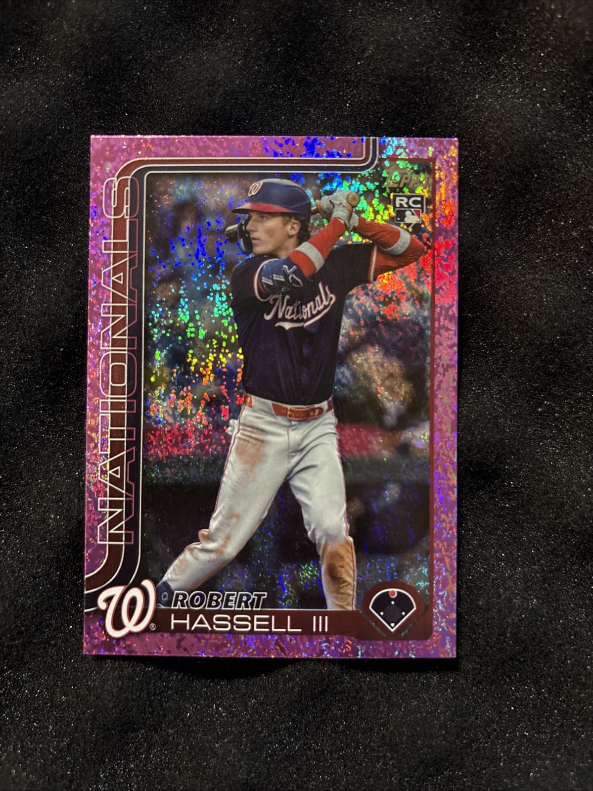 2025 Topps Update Series - Robert Hassell III #US109 Pink Holo Foil (RC)