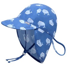 UPF 50 Baby Sun Hat Ear Neck Protection Toddler Beach Summer Boys Girls
