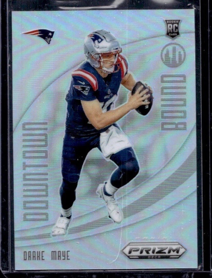 2024 Prizm Deca Downtown Bound Drake Maye Silver New England Patriots