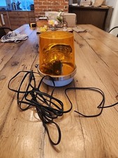 Star Warning Systems Model 200 Rhm Rotating Beacon Light Amber Magnetic Base