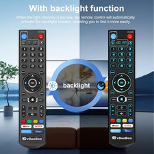 Original Backlit Voice Remote Control Vseebox V3 Pro V3 plus V5 PRO Elite Ultra
