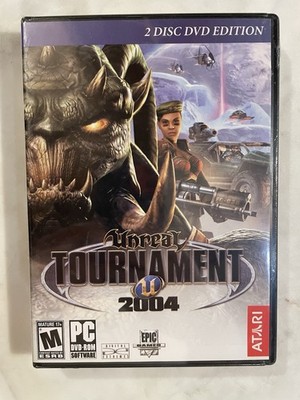 Unreal Tournament 2004 DVD Edition Two Disc Set (PC, 2004) SEALED