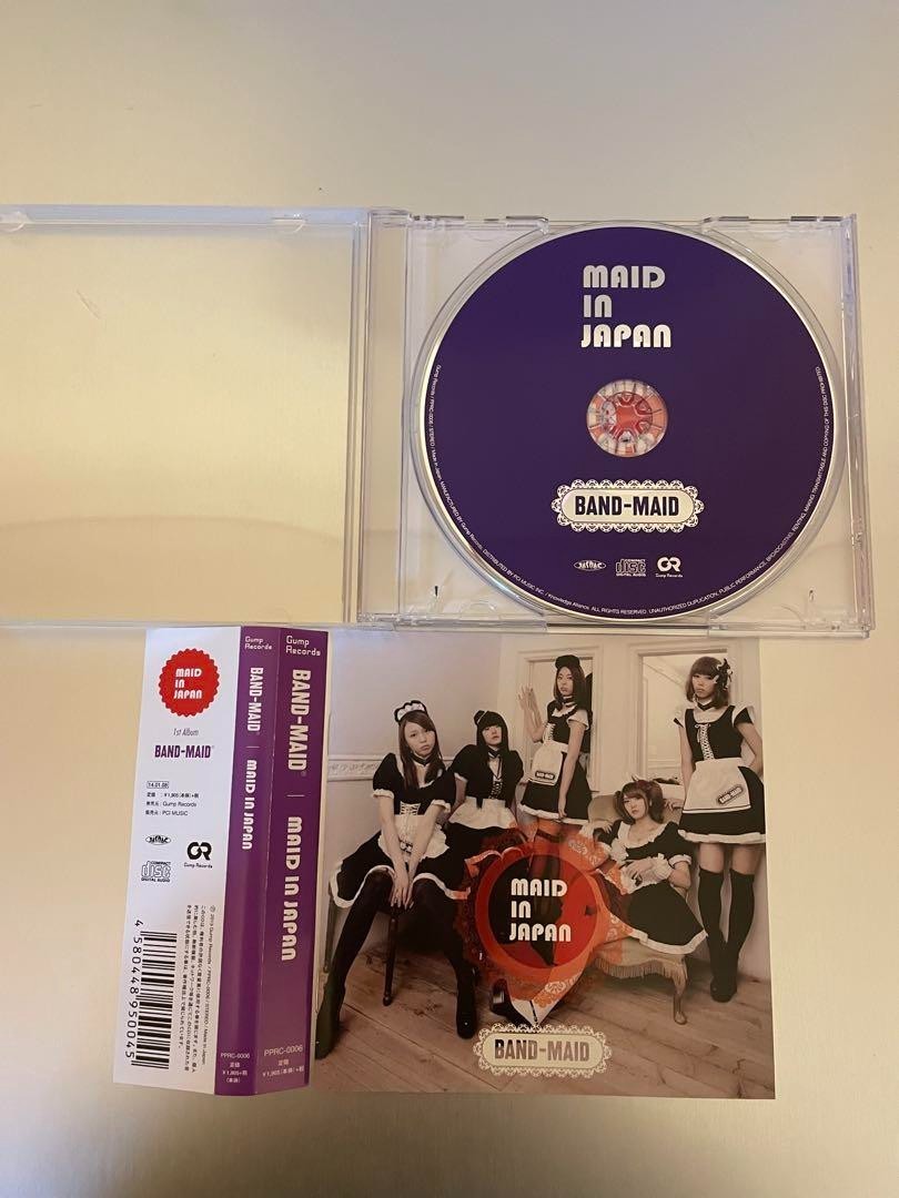BAND MAID MAID IN JAPAN 1st Album CD Be OK Ever Green FORWARD