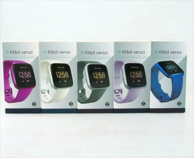 Fitbit Versa lite Wearable Smartwatch Fitness Activity Tracker S & L Bands US