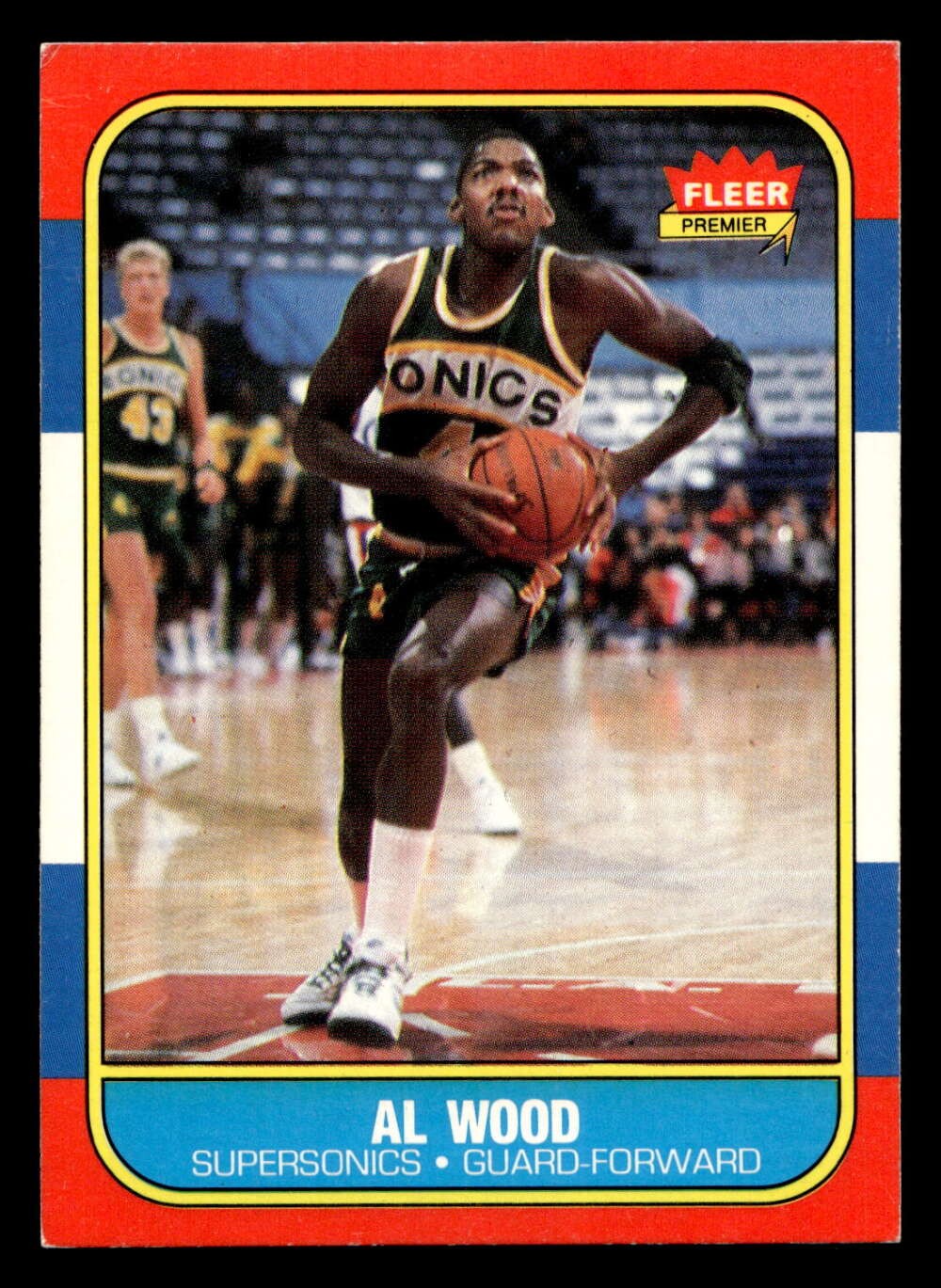 1986-87 Fleer #128 Al Wood Excellent+ Basketball
